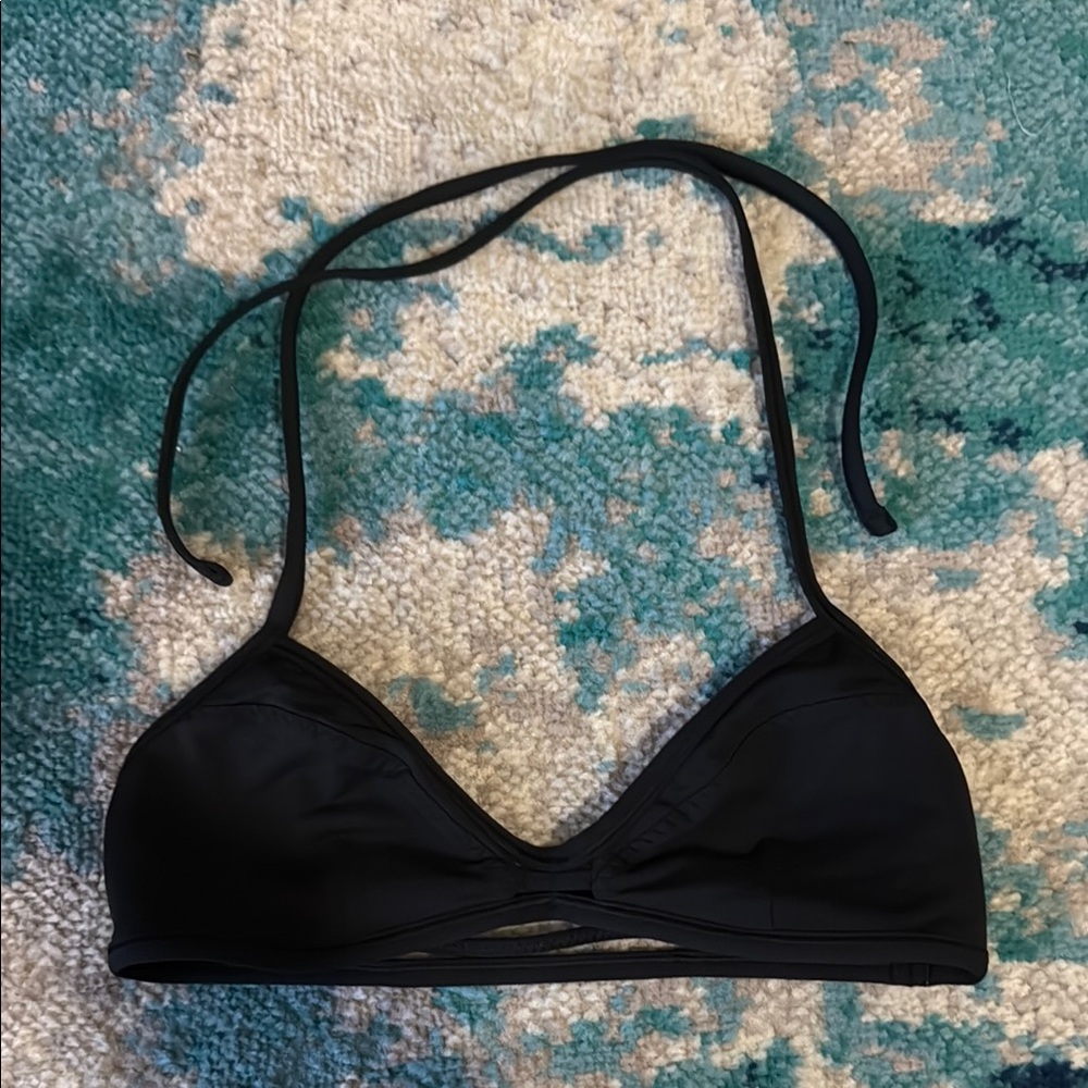 Lululemon Black Halter Bikini Top